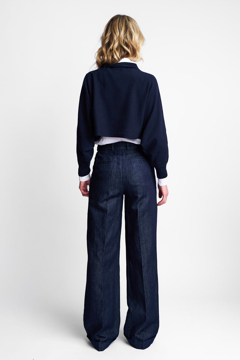 PANT GIANNA | BLUE BLACK