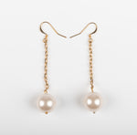 EARRING DROP PEARL IVORY | IVORY