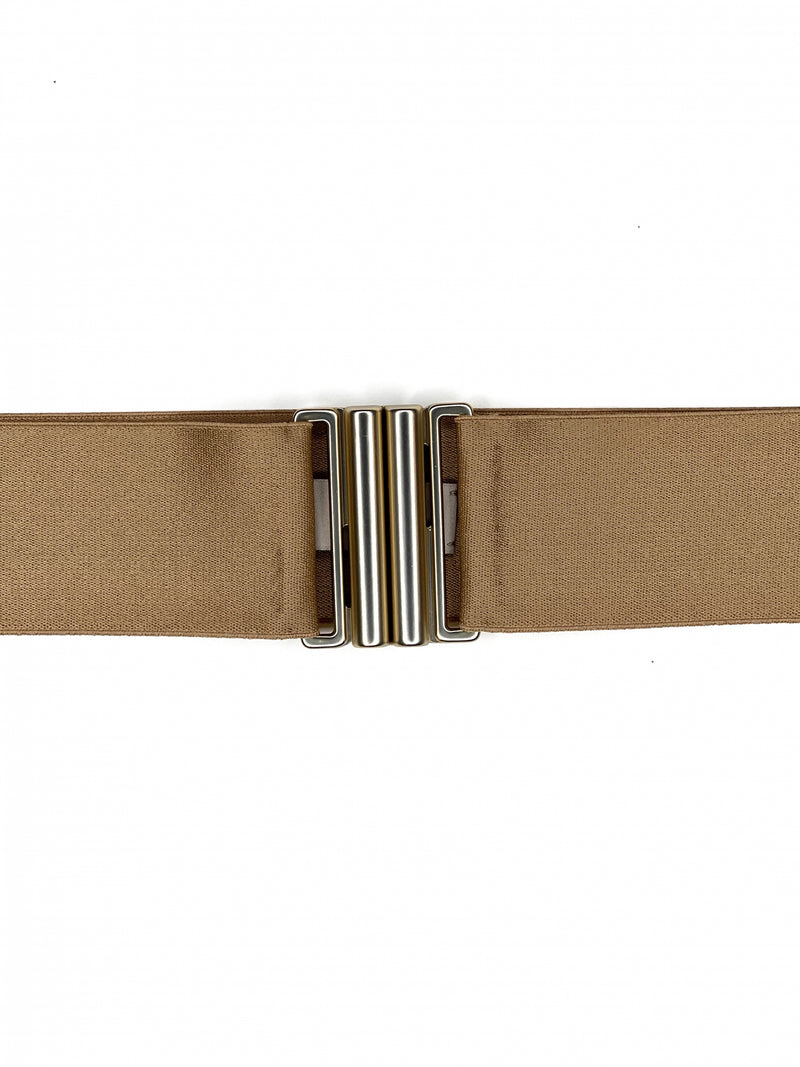 ELASTIC WAIST BELT | CAMEL