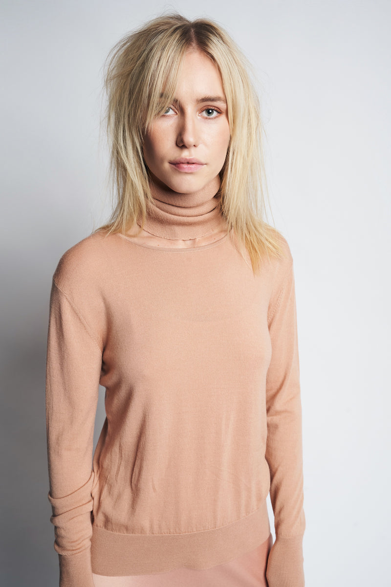 MERINO WOOL KNIT COL XO | SKIN