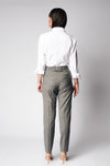 CHINO COOL WOOL PANTS XO | GREY MELANGE