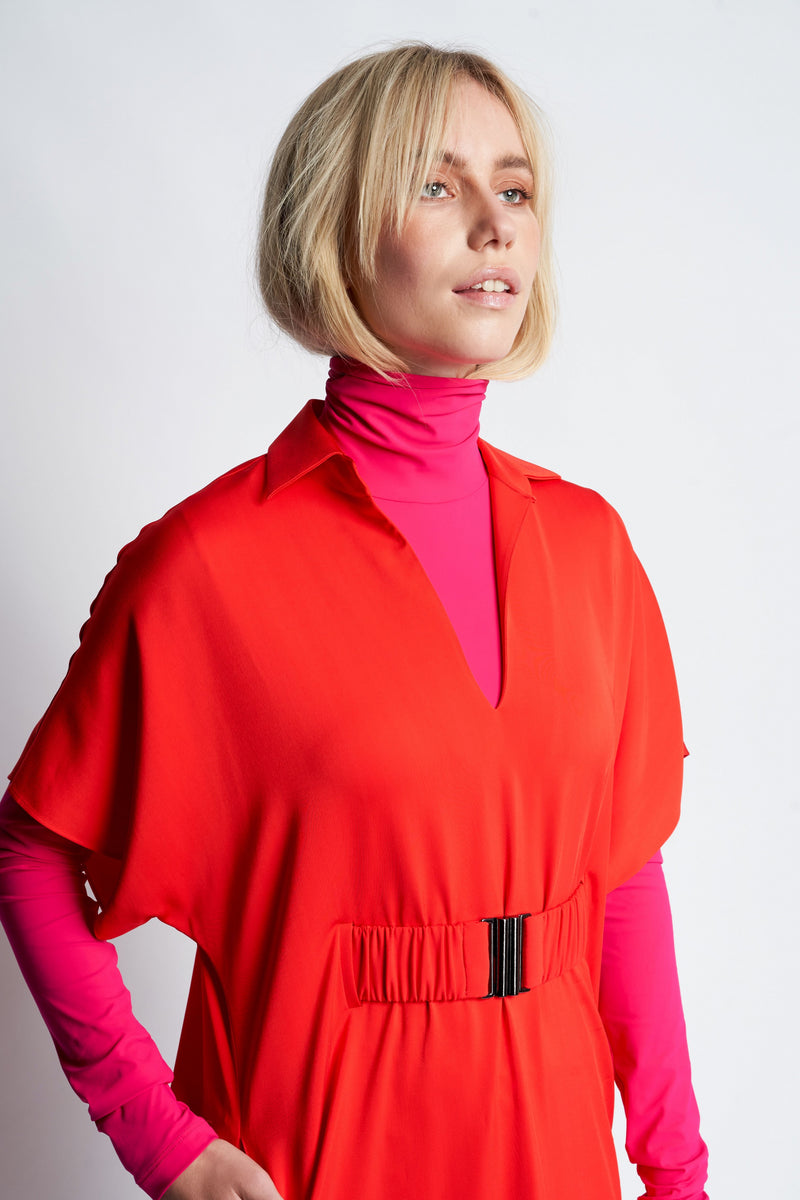 SOUL TURTLENECK MAT | FUCHSIA