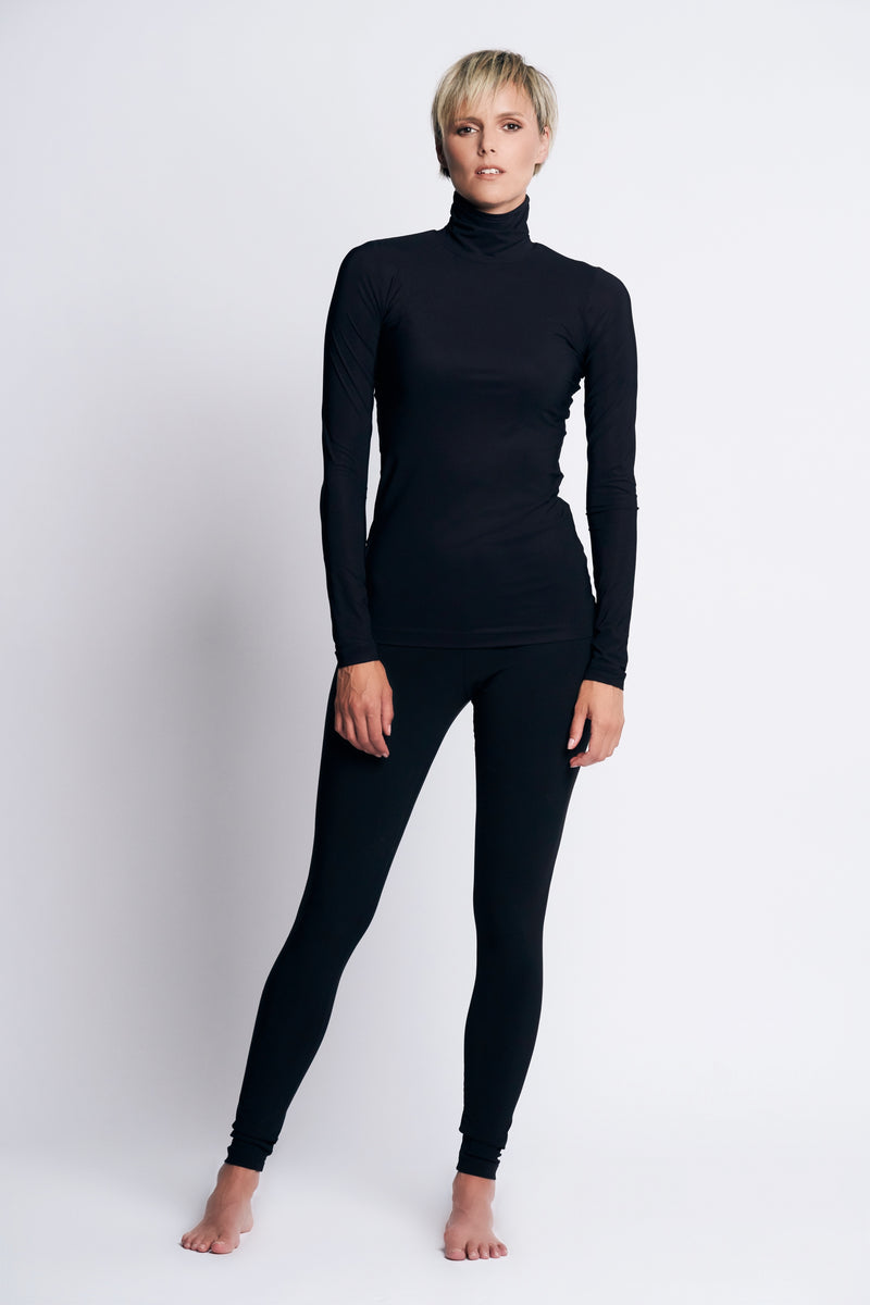 SOUL TURTLENECK MAT | BLACK