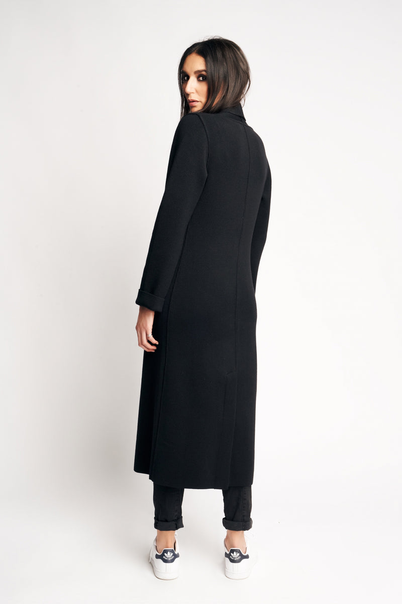 LORA MERINO WOOL JACKET | BLACK