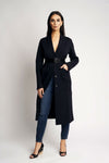 LORA MERINO WOOL JACKET | BLUE BLACK