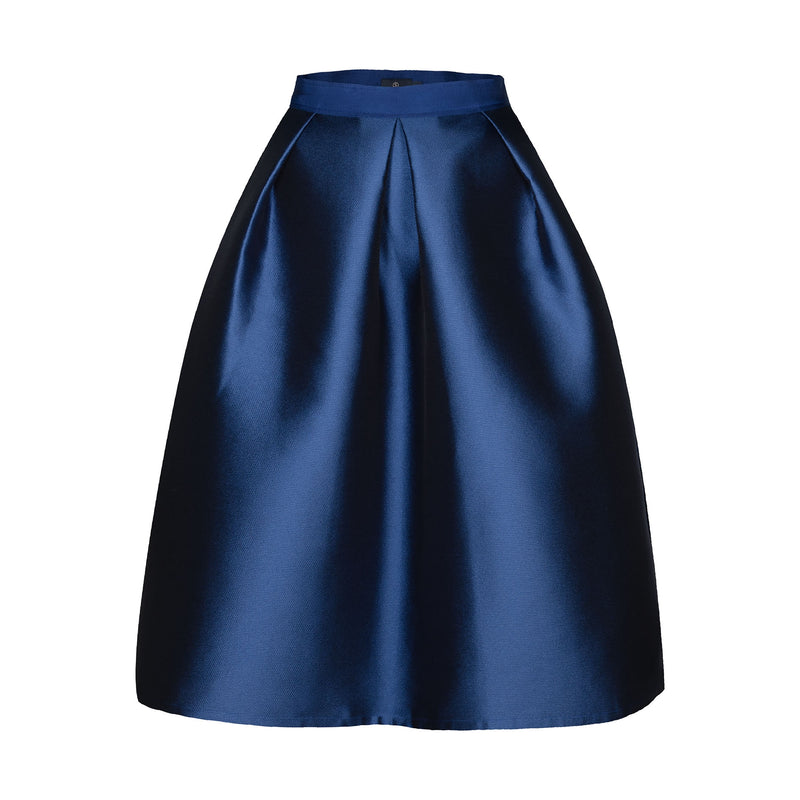 SAAR SKIRT STRUCTURE | DARK BLUE