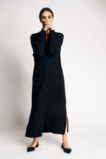 TUNICA MERINO WOOL DRESS | DARK BLUE